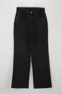Trendyol Curve Gray High Waist Wide Leg comfort/Middle Flexible Wide Leg plus size jeans - Image 4