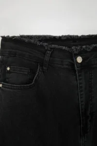 Trendyol Curve Gray High Waist Wide Leg comfort/Middle Flexible Wide Leg plus size jeans - Image 5