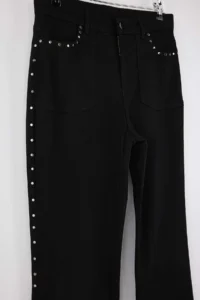 Trendyol Curve Non-fading Black High Waist Trok Detailed Flexible Straight Fit denim plus size jeans - Image 6