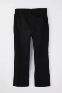 Trendyol Curve Non-fading Black High Waist Trok Detailed Flexible Straight Fit denim plus size jeans - Image 8