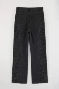 Trendyol Curve Gray High Waist Wide Leg/Wide Leg comfort/Middle Flexible plus size jeans - Image 3