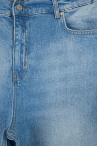 Trendyol Curve Mavi Sustainable Elastic Waist comfort/Flexible Flare flared leg plus size jeans - Image 6
