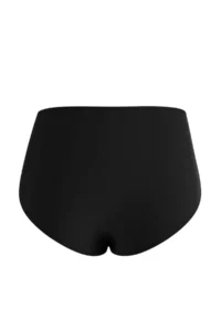 Trendyol Curve Black High Waist Gold with accessories Plus Size Bikini Bottom - Image 3
