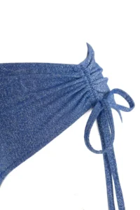 Trendyol Curve Batmayan Simli Indigo High Waist Plus Size Bikini Bottom - Image 2