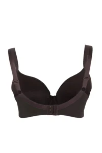 Trendyol Curve Brown Gold Stone Printed Covered Plus Size Bra - Image 3
