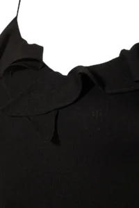 TRENDYOLMİLLA Black Weaving with flywheel Beach Midi Dress - Image 7
