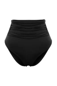 TRENDYOLMİLLA Black Effective for thinning hipster Super High Waist Bikini Bottom - Image 6