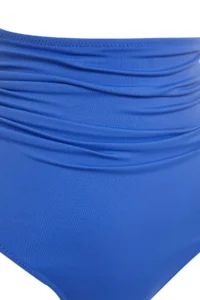 TRENDYOLMİLLA Saks Blue Effective for thinning hipster Super High Waist Bikini Bottom - Image 6
