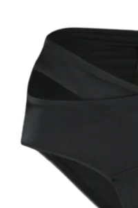 TRENDYOLMİLLA Black Cut Out/Window Detailed hipster High Waist Bikini Bottom - Image 7
