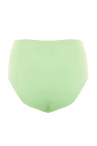 TRENDYOLMİLLA Light Green Cut Out/Pencereli High Waist Regular Core Bikini Bottom - Image 8
