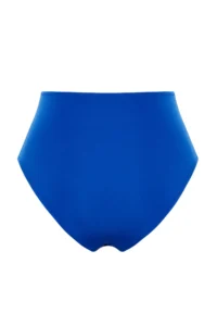 TRENDYOLMİLLA Saks Blue Cut Out/Window Detailed hipster High Waist Bikini Bottom - Image 7