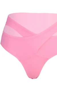 TRENDYOLMİLLA Pink Cut Out/Window Detailed hipster High Waist Bikini Bottom - Image 7