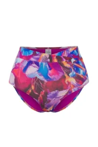 TRENDYOLMİLLA Floral Patterned V Cut hipster High Waist Bikini Bottom - Image 5