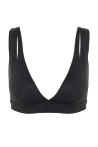 TRENDYOLMİLLA Black Cut Out/Window Detailed Triangle Covered Bikini Top - Image 6