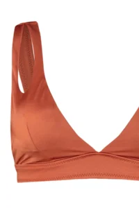 TRENDYOLMİLLA Brick Rejection Cut Out/Window Detailed Triangle Covered Bikini Top - Image 7