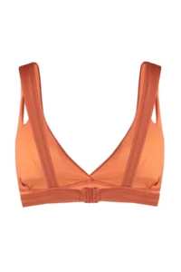 TRENDYOLMİLLA Brick Rejection Cut Out/Window Detailed Triangle Covered Bikini Top - Image 8