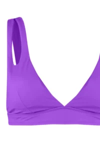 TRENDYOLMİLLA Purple Cut Out/Window Detailed Triangle Covered Bikini Top - Image 8