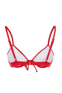 TRENDYOLMİLLA Rejection Balconet Bow Detailed Covered Basic Bikini Top - Image 7