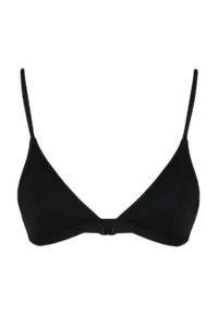 TRENDYOLMİLLA Black Triangle Covered Basic Bikini Top - Image 10