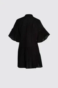 TRENDYOLMİLLA Black Weaving with flywheel Beach Mini Dress - Image 14
