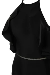 TRENDYOLMİLLA Black with flywheel Barbell Collar Covered Regular Swimsuit - Image 5