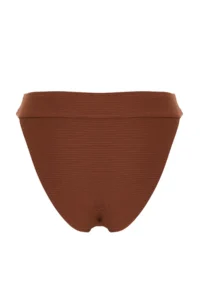 TRENDYOLMİLLA Brown High Leg Regular Core Bikini Bottom - Image 7
