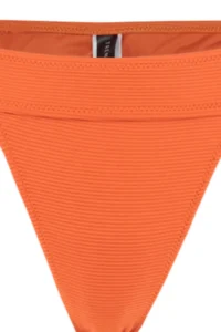 TRENDYOLMİLLA Orange textured High Leg Regular Core Bikini Bottom - Image 6