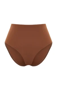 TRENDYOLMİLLA Brown High Waist hipster Basic Bikini Bottom - Image 5
