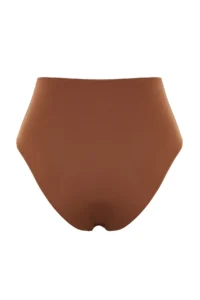 TRENDYOLMİLLA Brown High Waist hipster Basic Bikini Bottom - Image 7