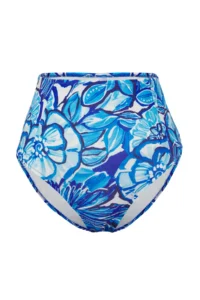 TRENDYOLMİLLA Floral Patterned hipster Super High Waist Bikini Bottom - Image 5