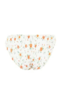 TRENDYOLMİLLA Crispy Floral Patterned Gipelli Low Waist Bikini Bottom - Image 8