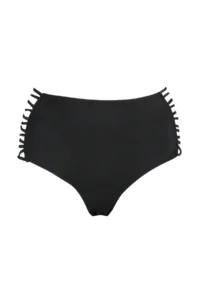 TRENDYOLMİLLA Black Piped hipster Super High Waist Bikini Bottom - Image 7
