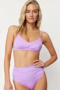 TRENDYOLMİLLA Lilac Bralette Core Bikini Top - Image 2
