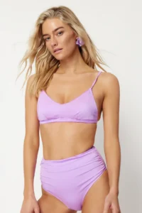 TRENDYOLMİLLA Lilac Bralette Core Bikini Top - Image 3