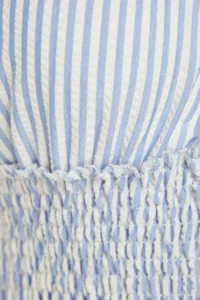 TRENDYOLMİLLA beachwear Striped Weaving Gipelli Crop Blouse - Image 7