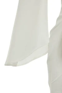 TRENDYOLMİLLA beachwear White Weaving Binding Detailed Mini Dress - Image 7