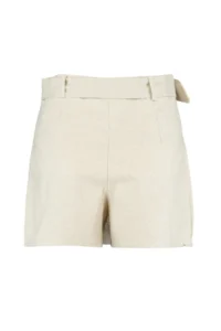 TRENDYOLMiLLA beachwear Beige Weaving Arched Super High Waist Mini Shorts & Bermuda - Image 9