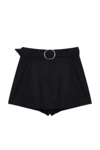 TRENDYOLMiLLA Black Weaving Arched Beach Mini Super High Waist Shorts & Bermuda - Image 7