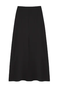 TRENDYOLMiLLA Black Weaving with flywheel Maxi Beach Skirt - Image 8