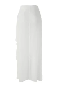 TRENDYOLMiLLA Ecru Weaving with flywheel Maxi Beach Skirt - Image 8