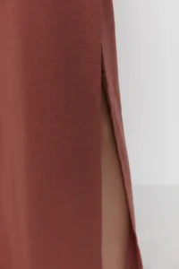 TRENDYOLMİLLA beachwear Cinnamon Weaving slit High Waist Pants - Image 4