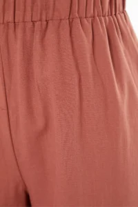 TRENDYOLMİLLA beachwear Cinnamon Weaving slit High Waist Pants - Image 7