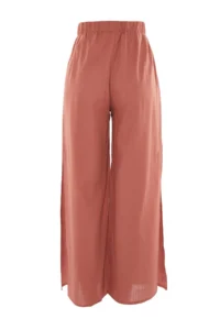 TRENDYOLMİLLA beachwear Cinnamon Weaving slit High Waist Pants - Image 8