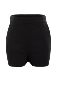 TRENDYOLMiLLA Black Weaving Pocket Detail Beach Mini Super High Waist Shorts & Bermuda - Image 7