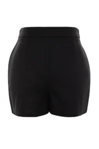 TRENDYOLMiLLA Black Weaving Pocket Detail Beach Mini Super High Waist Shorts & Bermuda - Image 9