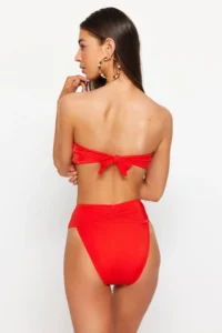 TRENDYOLMİLLA Dark Rejection with accessories Regular High Waist Bikini Bottom - Image 5