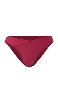 TRENDYOLMİLLA Burgundy V Cut Regular Low Waist Bikini Bottom - Image 6