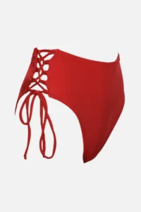 TRENDYOLMİLLA Rejection Piped Regular High Waist Bikini Bottom - Image 6