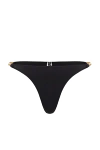 TRENDYOLMİLLA Black with accessories brazilian Regular Waist Bikini Bottom - Image 7