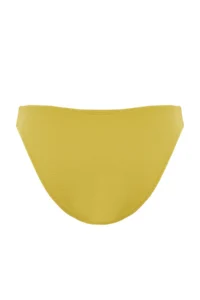 TRENDYOLMİLLA Oil Green V Cut textured Normal Hem Bikini Bottom - Image 8